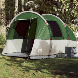 Tente de camping tunnel 4 personnes vert imperméable alsavelo