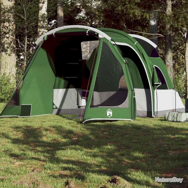 Tente de camping tunnel 4 personnes vert impermable alsavelo