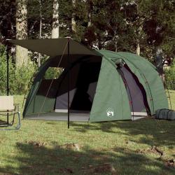 Tente de camping tunnel 4 personnes vert imperméable alsavelo