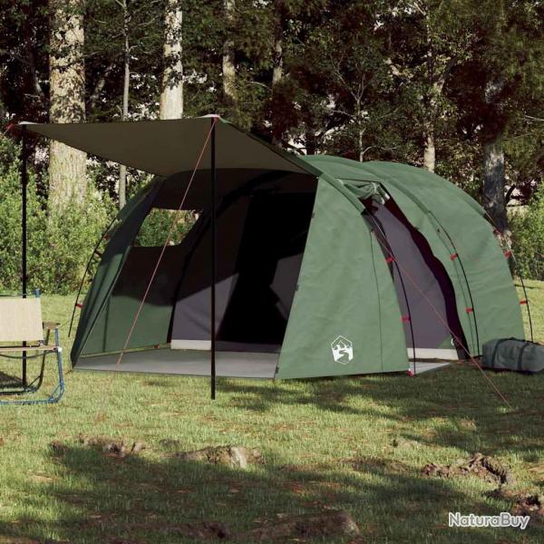 Tente de camping tunnel 4 personnes vert impermable alsavelo