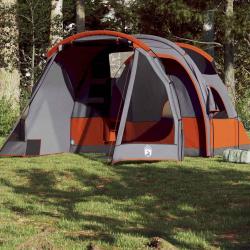 Tente de camping tunnel 4 personnes gris imperméable alsavelo