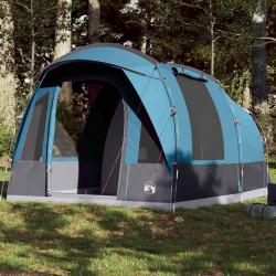 Tente de camping tunnel 3 personnes bleu imperméable alsavelo