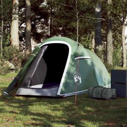Tente de camping tunnel 2 personnes vert imperméable alsavelo