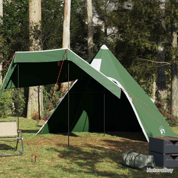 Tente de camping tipi 5 personnes vert impermable alsavelo