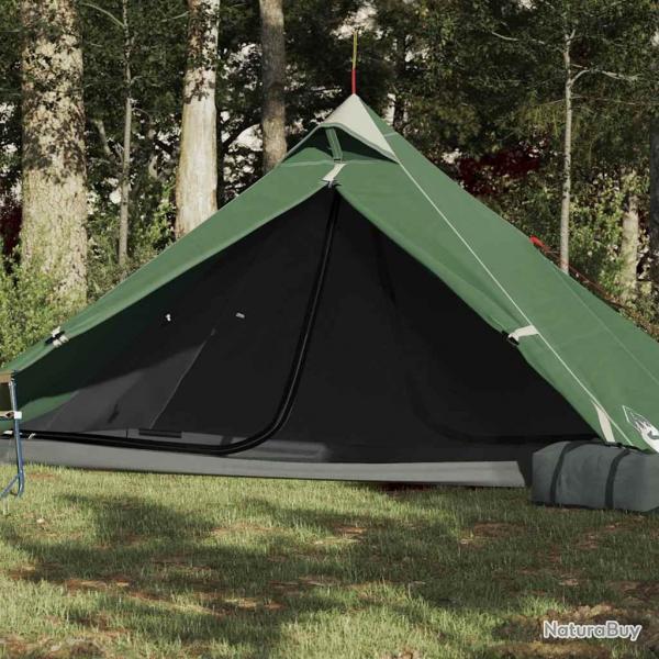 Tente de camping tipi 1 personne vert impermable alsavelo