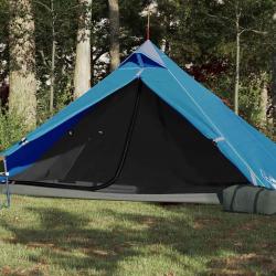 Tente de camping tipi 1 personne bleu imperméable alsavelo