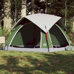 Tente de camping de cabine 4 personnes vert imperméable alsavelo