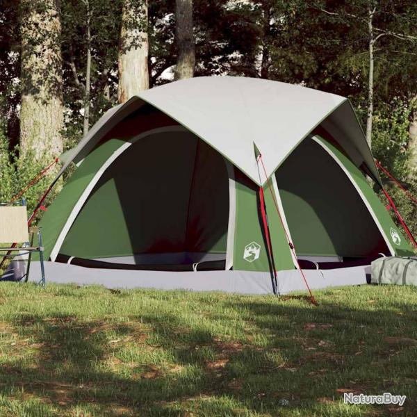 Tente de camping de cabine 4 personnes vert impermable alsavelo