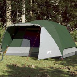 Tente de camping avec porche 4 personnes vert imperméable alsavelo