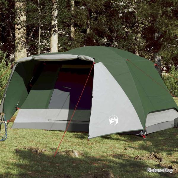 Tente de camping avec porche 4 personnes vert impermable alsavelo