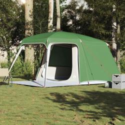 Tente de camping avec dôme porche 5 personnes vert imperméable alsavelo