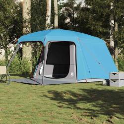 Tente de camping avec dôme porche 5 personnes bleu imperméable alsavelo
