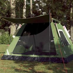 Tente de camping à dôme 5 personnes vert libération rapide alsavelo