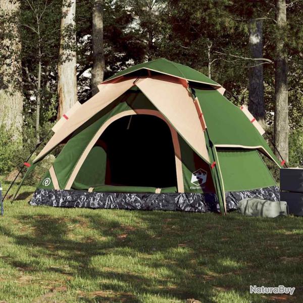 Tente de camping  dme 5 personnes vert libration rapide alsavelo