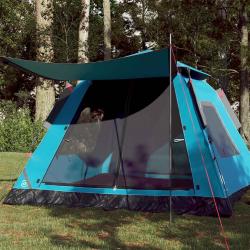 Tente de camping à dôme 5 personnes bleu libération rapide alsavelo