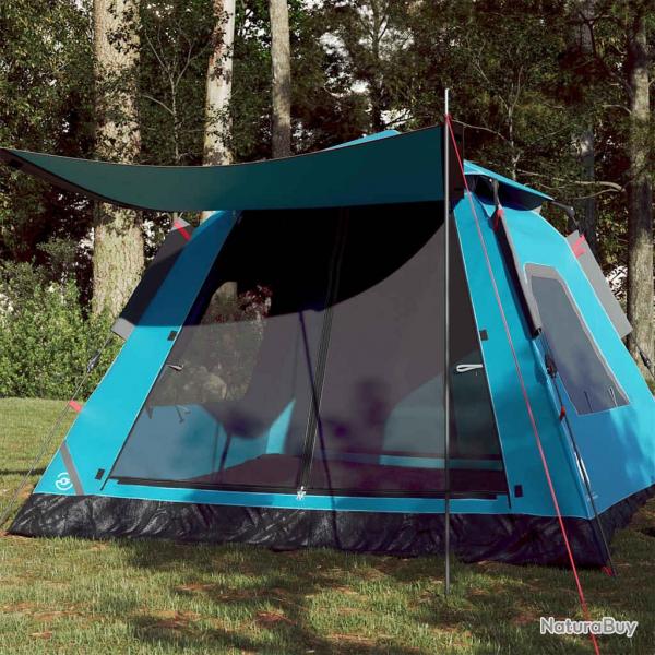 Tente de camping  dme 5 personnes bleu libration rapide alsavelo