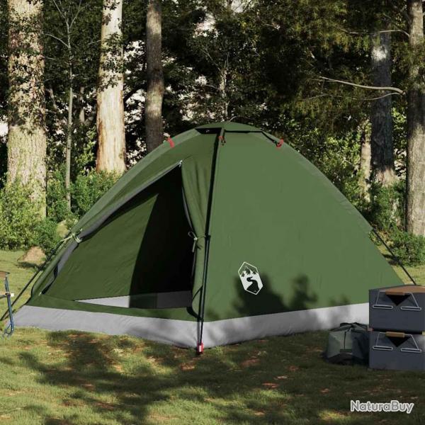 Tente de camping  dme 4 personnes vert olive impermable alsavelo