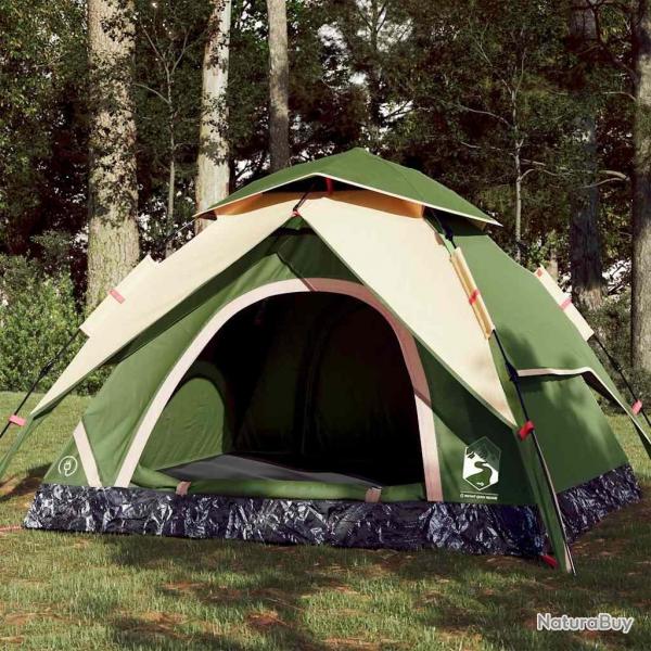 Tente de camping  dme 4 personnes vert libration rapide alsavelo