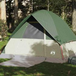 Tente de camping à dôme 4 personnes vert imperméable alsavelo
