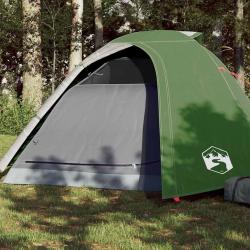 Tente de camping à dôme 4 personnes vert imperméable alsavelo