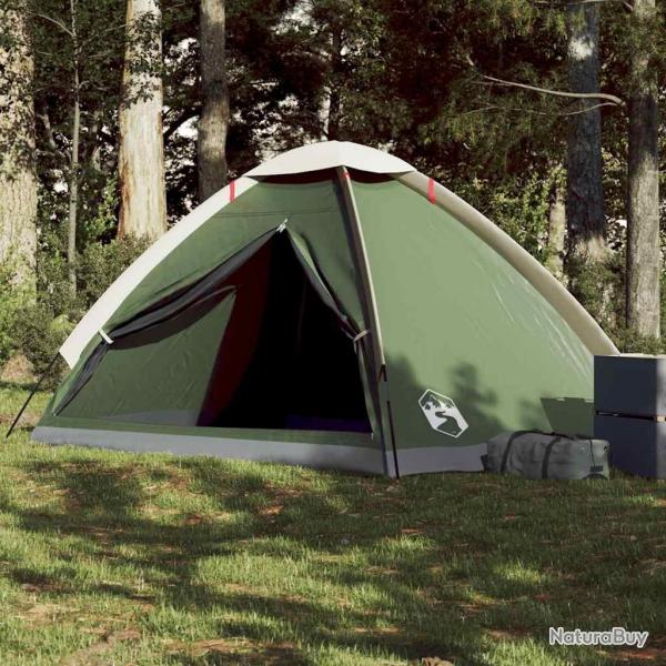 Tente de camping  dme 4 personnes vert impermable alsavelo
