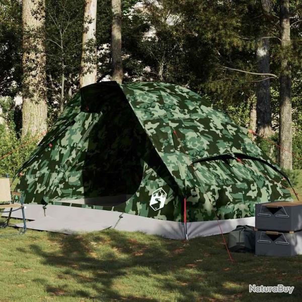 Tente de camping  dme 4 personnes camouflage impermable alsavelo