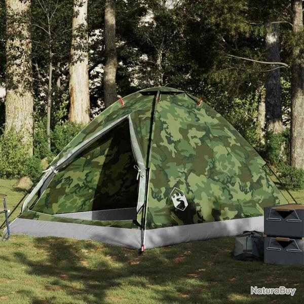Tente de camping  dme 4 personnes camouflage impermable alsavelo