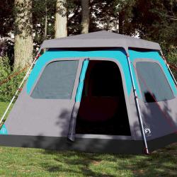Tente de camping à dôme 4 personnes bleu libération rapide alsavelo