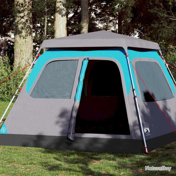 Tente de camping  dme 4 personnes bleu libration rapide alsavelo
