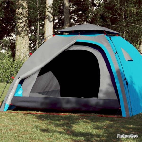 Tente de camping  dme 4 personnes bleu libration rapide alsavelo