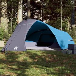 Tente de camping à dôme 4 personnes bleu imperméable alsavelo