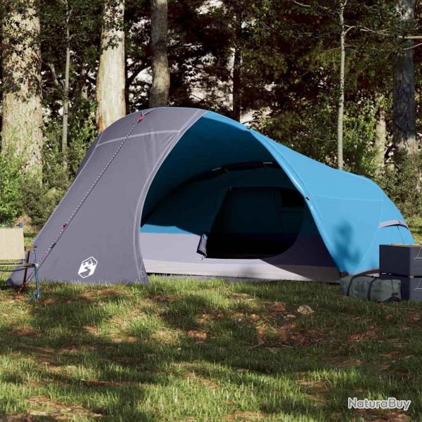 Tente de camping  dme 4 personnes bleu impermable alsavelo