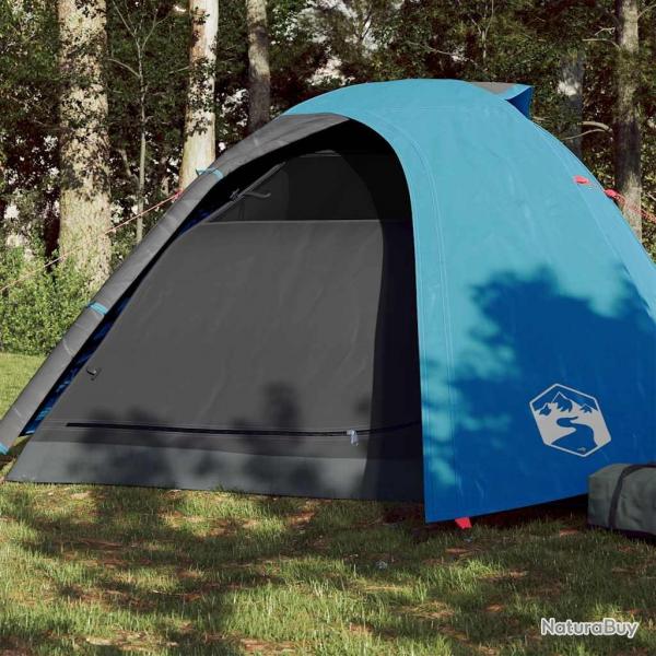 Tente de camping  dme 4 personnes bleu impermable alsavelo