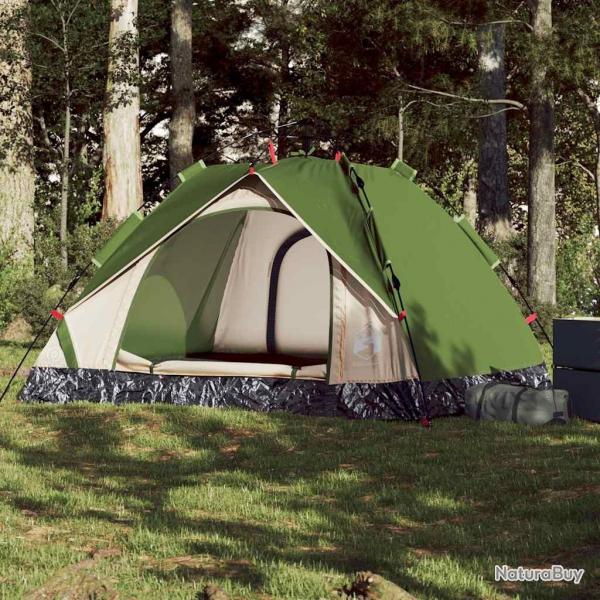 Tente de camping  dme 3 personnes vert libration rapide alsavelo