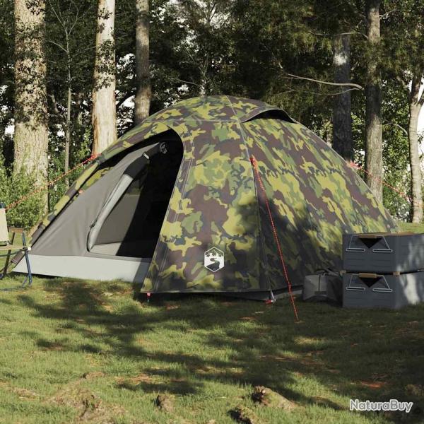 Tente de camping  dme 3 personnes camouflage impermable alsavelo