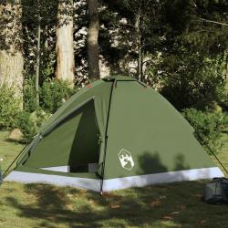 Tente de camping à dôme 2 personnes vert olive imperméable alsavelo