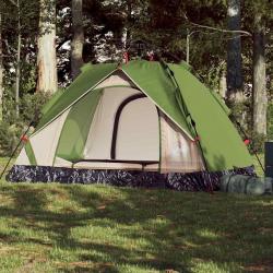Tente de camping à dôme 2 personnes vert libération rapide alsavelo