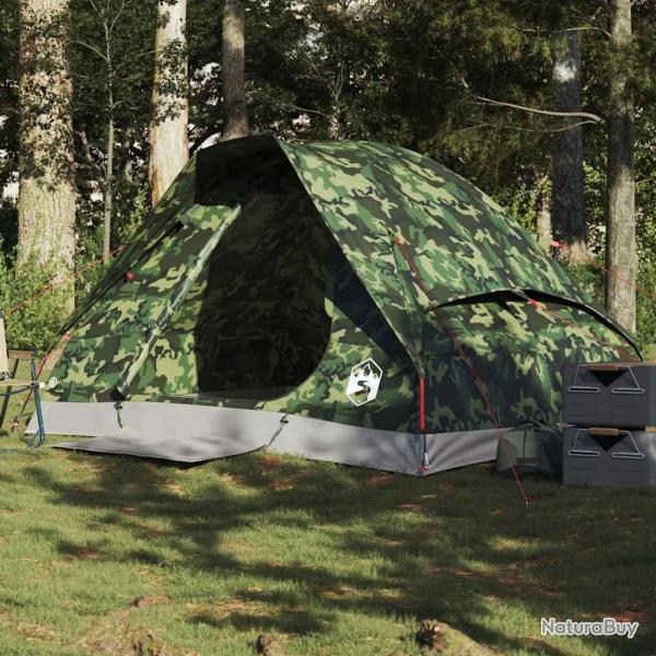 Tente de camping  dme 2 personnes camouflage impermable alsavelo