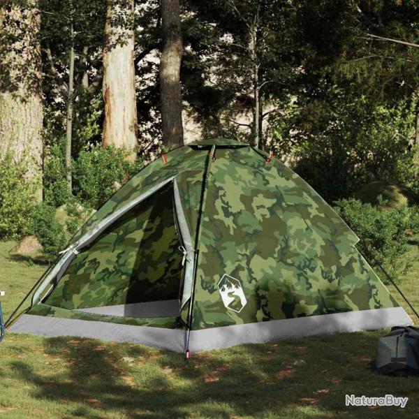 Tente de camping  dme 2 personnes camouflage impermable alsavelo