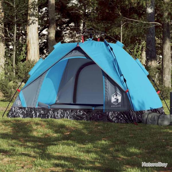 Tente de camping  dme 2 personnes bleu libration rapide alsavelo