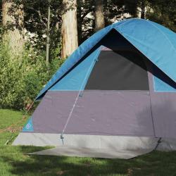 Tente de camping à dôme 2 personnes bleu imperméable alsavelo