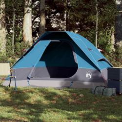 Tente de camping à dôme 2 personnes bleu imperméable alsavelo