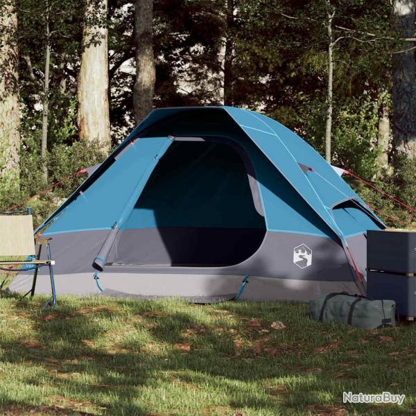 Tente de camping  dme 2 personnes bleu impermable alsavelo