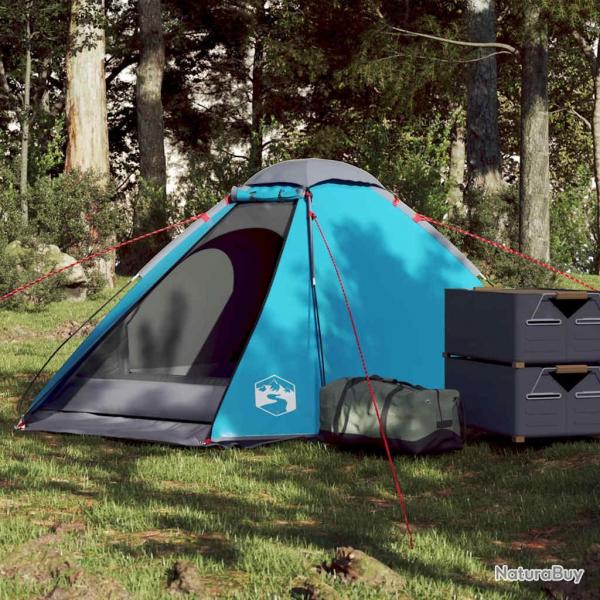 Tente de camping  dme 2 personnes bleu impermable alsavelo