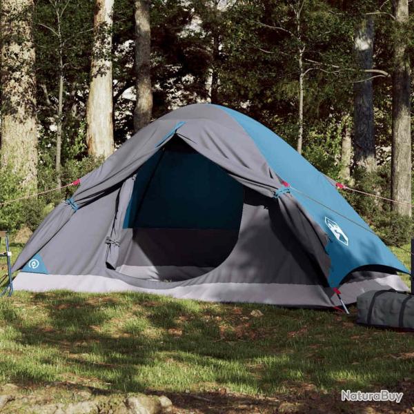 Tente de camping  dme 2 personnes bleu impermable alsavelo