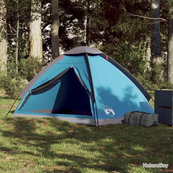 Tente de camping  dme 2 personnes bleu impermable alsavelo