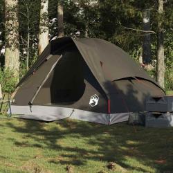 Tente de camping à dôme 2 personne marron imperméable alsavelo