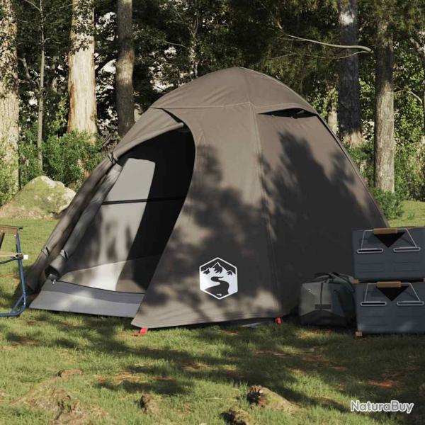 Tente de camping  dme 2 personne marron impermable alsavelo