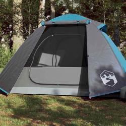 Tente de camping à dôme 2 personne bleu imperméable alsavelo