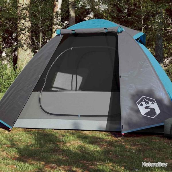 Tente de camping  dme 2 personne bleu impermable alsavelo